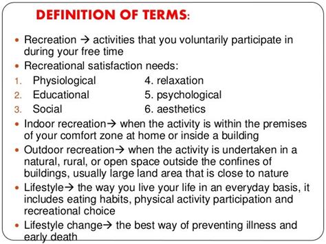 Recreation Definition in Physical Education: A Multi-Perspective Analysis